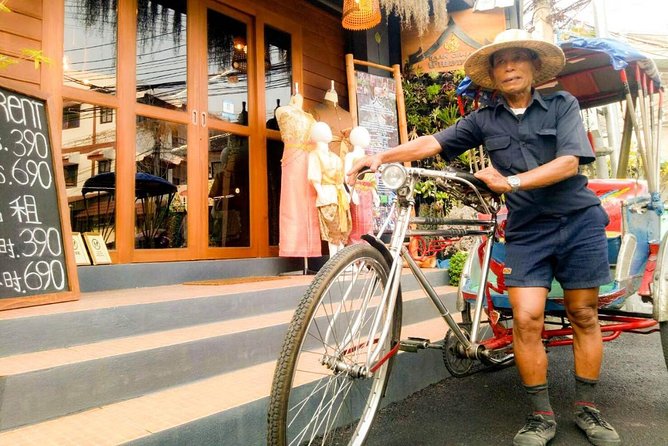 4 Hour Rent & Ride Package - Chut Thai Rental with Rickshaw (for 2 persons) - The terracotta garden and Baan Phor Liang Meun photo setting