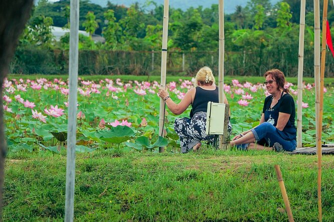 Aroidee’s Farm-Fresh Thai Cooking Experience - The outdoor kitchen setup and how the instruction stays clear