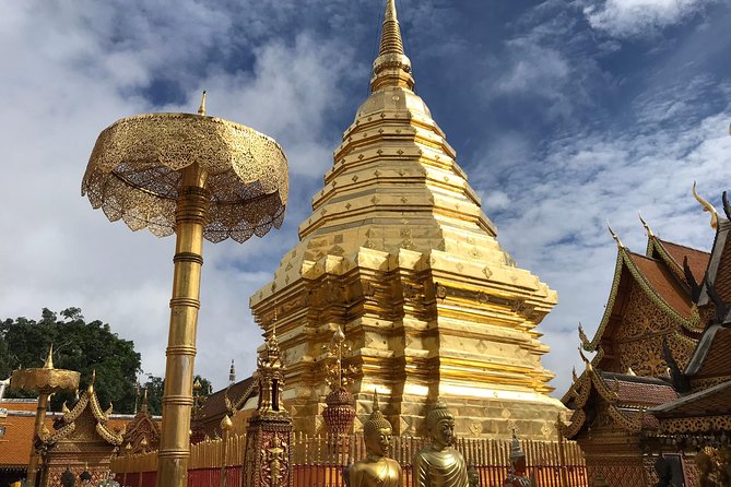 Best of Chiang Mai: Private Tour in a Day - Wat Phra That Doi Suthep, built in 1383, and the viewpoint payoff