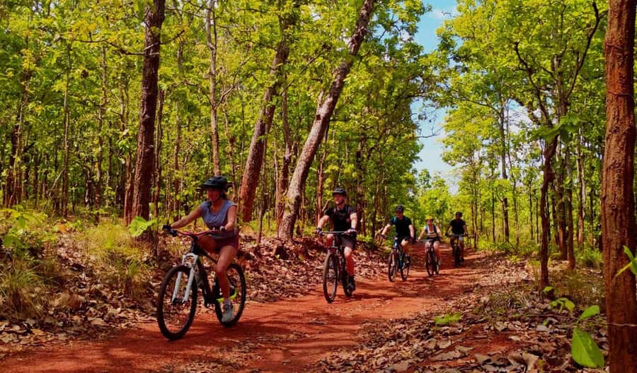 Chiang Mai: 22 km XC Mountain Biking from Sticky Waterfall - Lunch at Mae Kuang Dam viewpoint, plus swimming time
