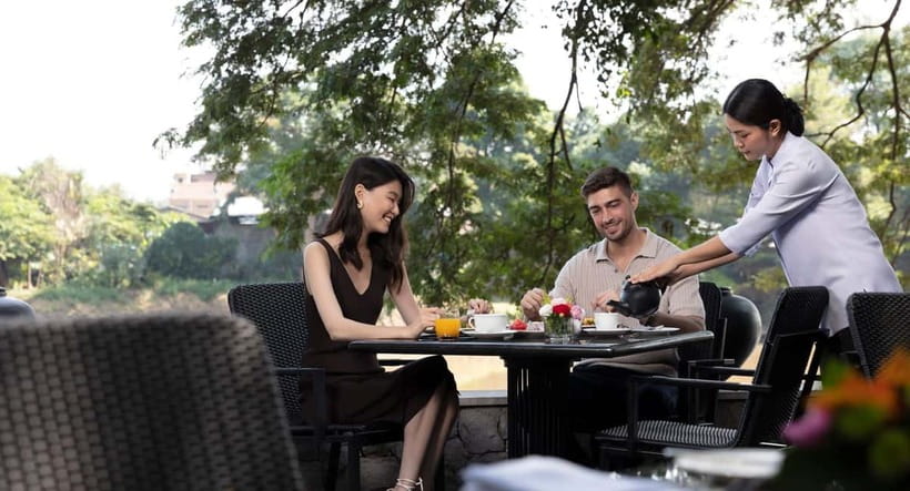 Chiang Mai: Anantara Riverside Afternoon Tea Experience - The Seating Experience: Open Air Veranda or Indoor Lounge