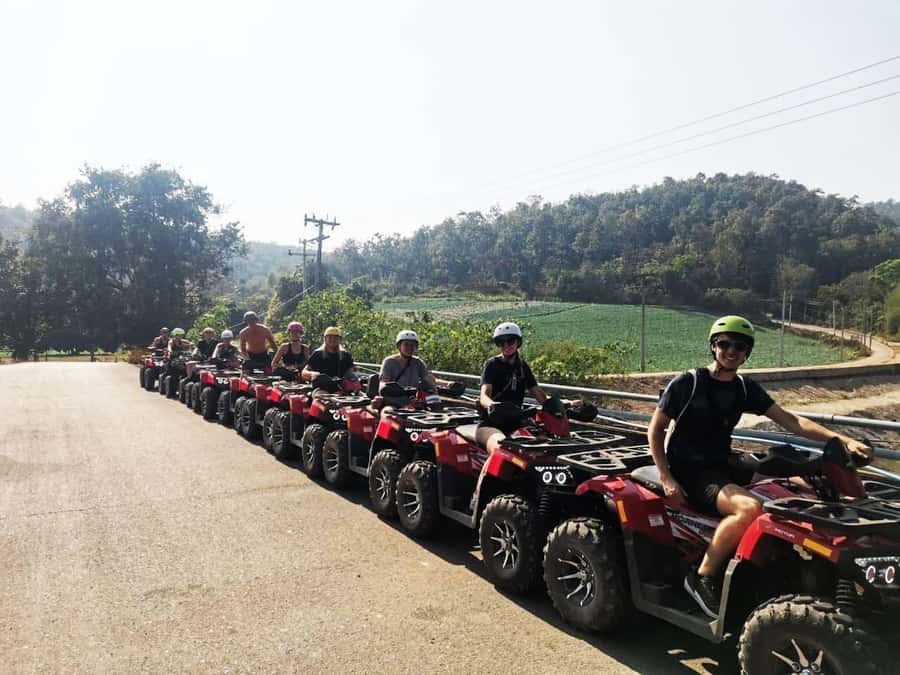 Chiang Mai: ATV, White Water Raft, & Sticky Waterfall Tour - ATV Riding on a 200cc Machine: Manual Skills and Safety First