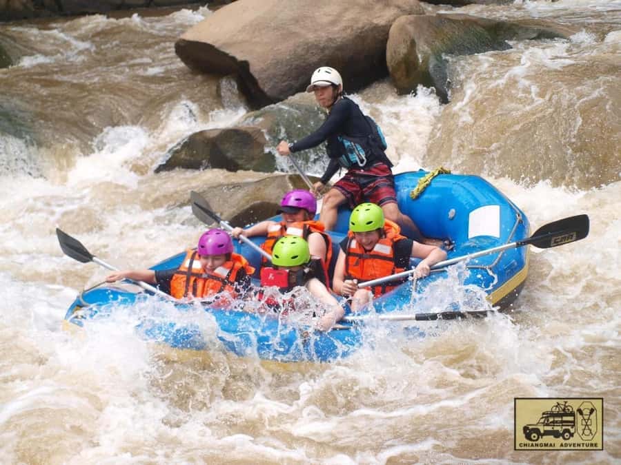 Chiang Mai: ATV, White Water Raft, & Sticky Waterfall Tour - Lunch Between Adventures: Thai Pad Thai and a Breather