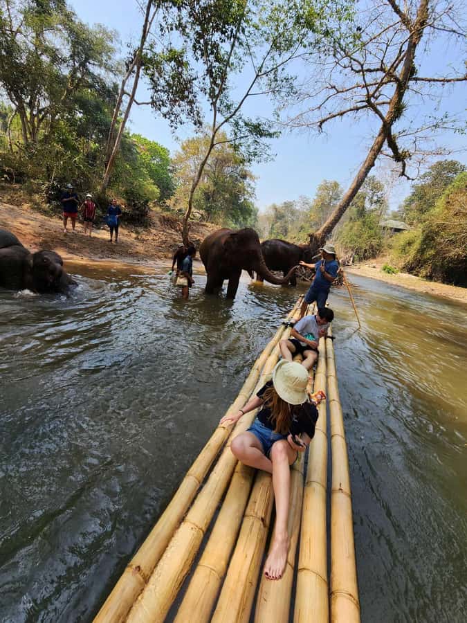 Chiang Mai: Bamboo Rafting and Wat Phra That Doi Kham - The 5-hour plan, stop by stop