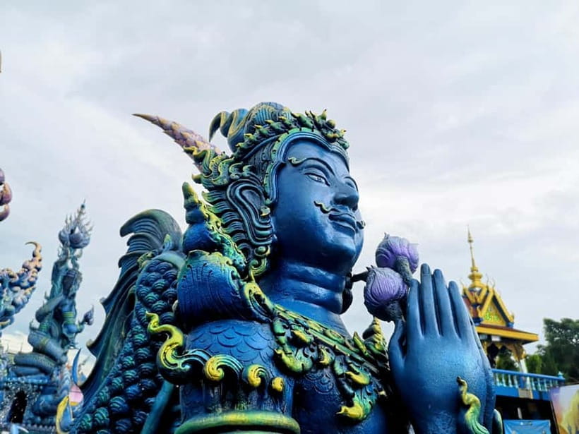 Chiang Mai: Chiang Rai Temples and Long-Neck Karen Village - Wat Rong Khun White Temple: Mirror Sparkle With Heavy Symbolism