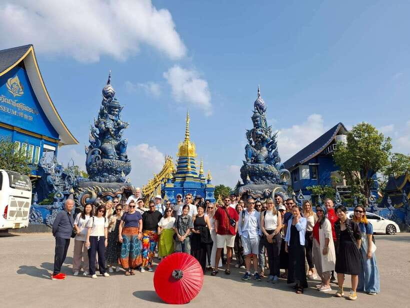 Chiang Mai: Chiang Rai Temples, Karen Tribe and Hot Springs - Huay Pla Kang Temple: Guan Yin plus a nine-tier climb