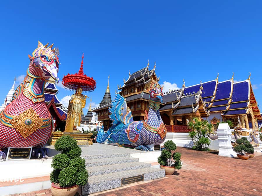 Chiang Mai: Culture of Temples and Sticky Waterfall - Wat Ban Den: Architecture, Culture, and Photo-Friendly Details