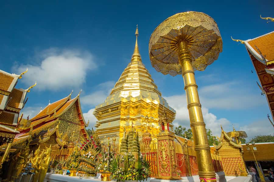 Chiang Mai Discover Hidden Gem Northern Temples I Thailand - Wat Pha Lat: Thai and Burmese Architecture in One Place