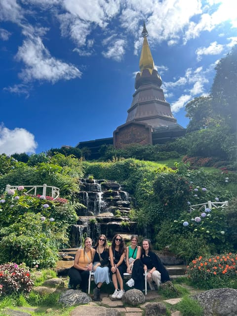 Chiang Mai: Doi Inthanon Park and Pha Dok Siew Trail Trek - King’s and Queen’s Pagodas: iconic temples with real viewpoint payoff