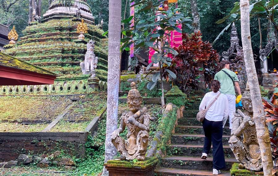 Chiang Mai: Doi Suthep, Wat Pha Lat and Michelin Food Tour - Doi Suthep and Wat Pha Lat: two temple moods in one morning or evening