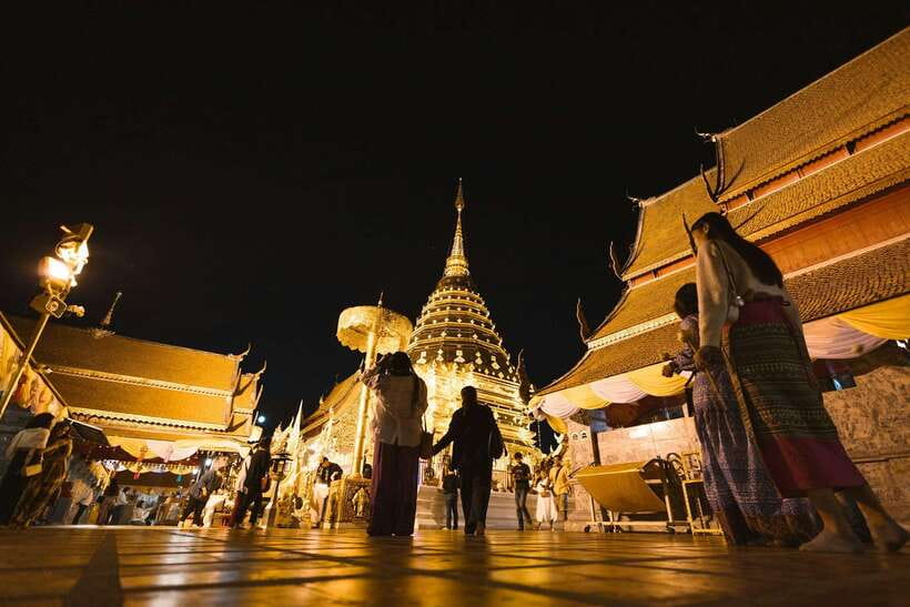 Chiang Mai: Doi Suthep & Wat Umong OR Wat Pha Lat Night Tour - How the Timing Works From Pickup to Last Temple Photos