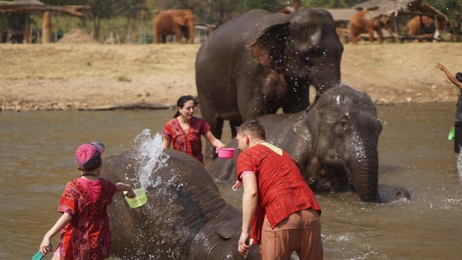 Chiang Mai: Elephant care & Long Neck &Sticky Waterfall Tour - Karen Long Neck Hilltribes village: photos, shopping, and respectful curiosity