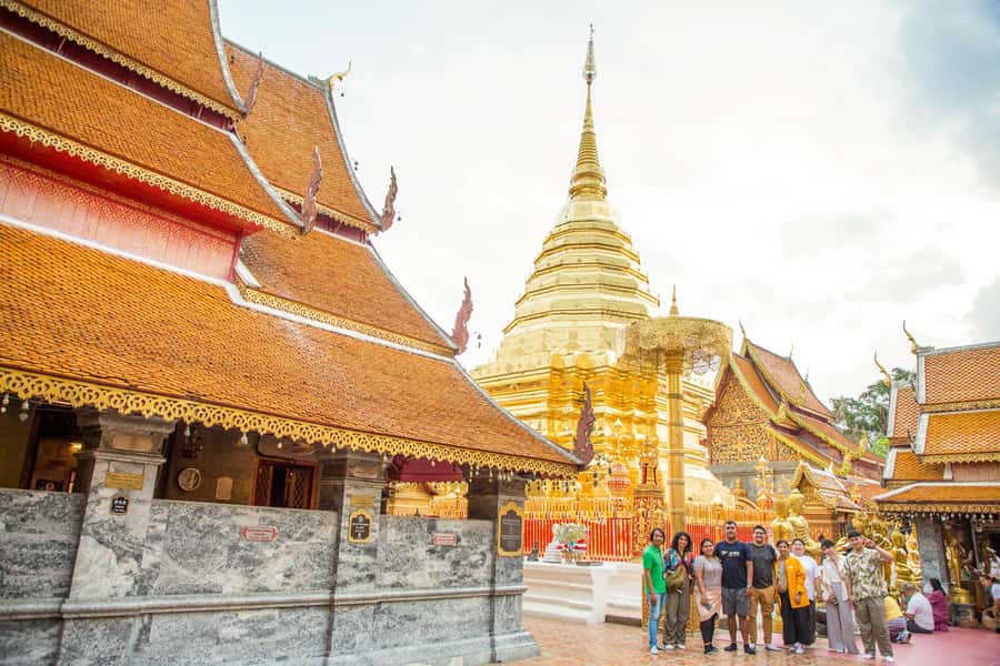 Chiang Mai: Elephant Sanctuary Experience & Doi Suthep Tour - Wat Pha Lat: the calm forest temple stop