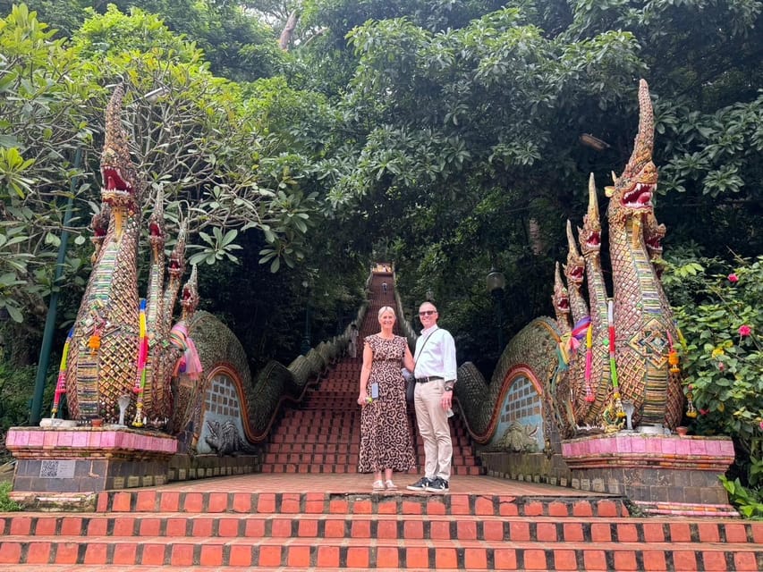 Chiang Mai: Elephant Sanctuary, Monk Trail & Doi Suthep Tour - Pon Elephant Thailand: Feeding, Walking, and River Bathing Without Riding