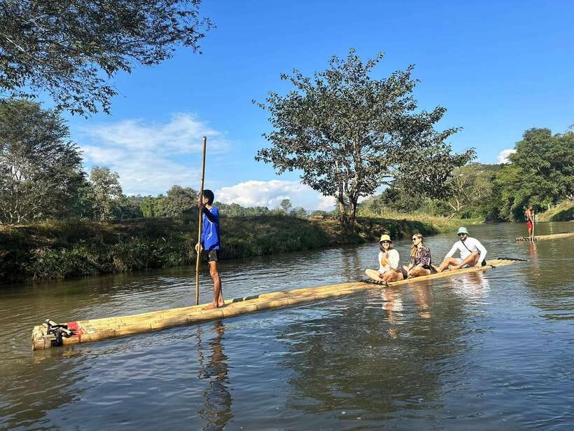 Chiang Mai: Elephant Sanctuary, Waterfall & Bamboo Rafting - Mae Wang Waterfalls: swim time and a break from the jungle heat