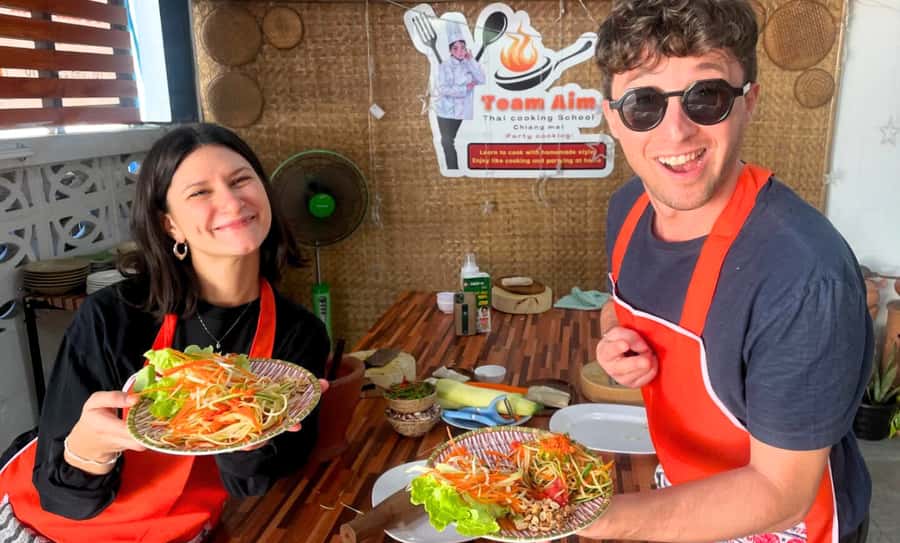 Chiang Mai: Ethical Elephant Sanctuary & Thai Cooking Class - Lunch and the Main Cooking Block with Aim