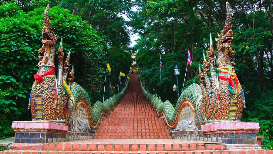 Chiang Mai Evening Tour WAT UMONG and DOI SUTHEP Temples - Key Highlights You Will Feel Immediately