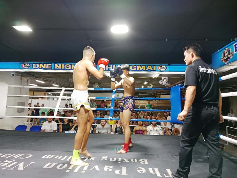 Chiang Mai: Fairtex Boxing Stadium at Pavilion Night Bazaar - The Wai Kru Ram Muay ritual: the calm before the impact