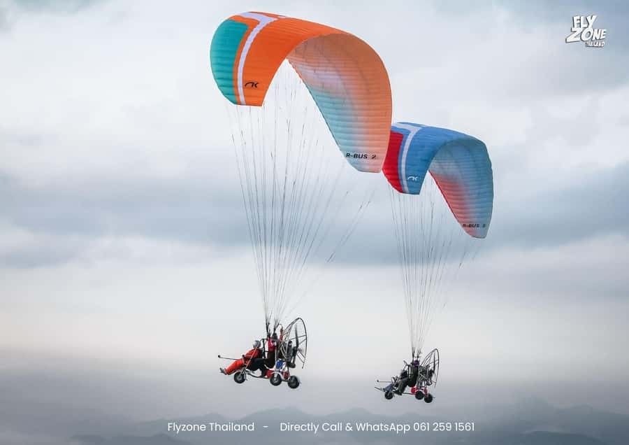 Chiang Mai: Flyzone Thailand Paramotor for 2 People - From Pickup to Takeoff: How the Day Flows