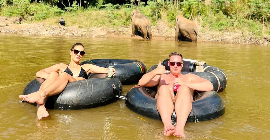Chiang Mai Half-Day Adventure: Tubing & Elephant Feeding - Elephant Nature Park Sightings and the Water Buffalo Moment