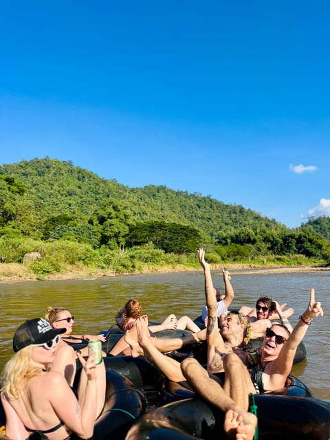 Chiang Mai Half-Day Adventure: Tubing & Elephant Feeding - Waterfall Slide and the Option to Sleep in a Forest Cabin (Option 2)