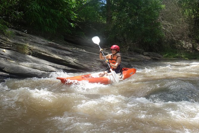 Chiang Mai: Jungle Kayak Adventure with Rapids & Elephants - Safety briefing and the Google Earth start