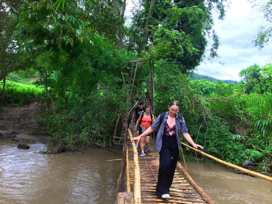 Chiang Mai: Karen Tribe & Dual Waterfalls - Private Day Trek - The Karen village cooking and food tasting step