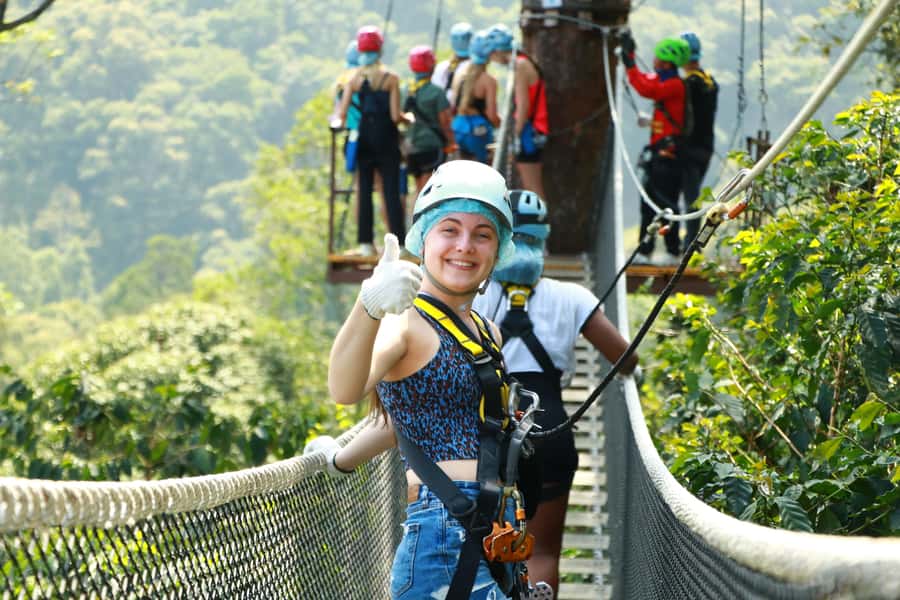 Chiang Mai: Kingkong Smile Zipline with Lunch and Transfers - Guides, humor, and English support: getting through the scary parts