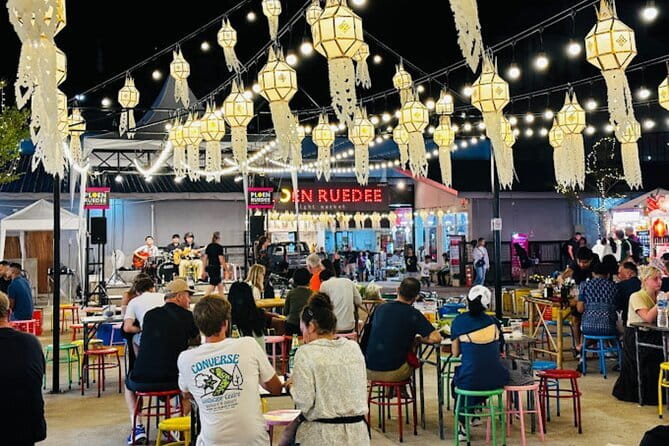Chiang Mai: Ladyboy Cabaret – Stories, Dinner and Sparkle - Night Bazaar stop: dinner plus context, not just food