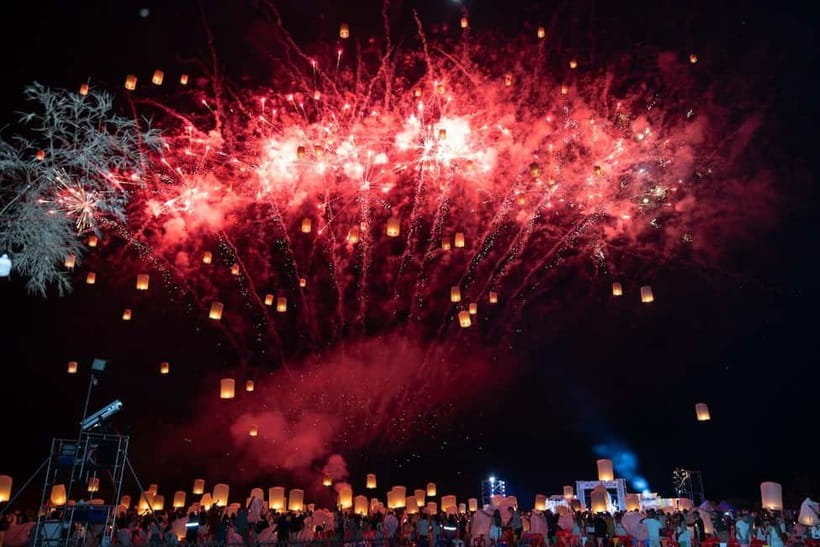 Chiang Mai Moonlight Sky Lantern Loy Krathong Festival 2025 - The Craft Stations: Making a Krathong and a Lanna Flag