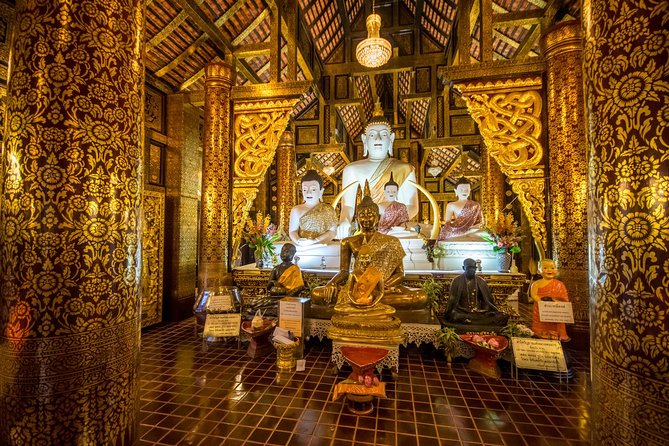 Chiang Mai Night Bike Tour - Wat Intakhin and the White Buddha in the Evening Light