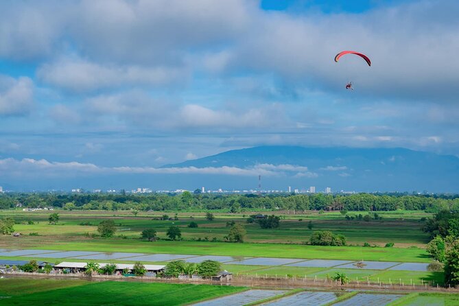 Chiang Mai Paramotor Flying Experience - Paddy Fields, Temples, and How the View Changes Morning vs Afternoon