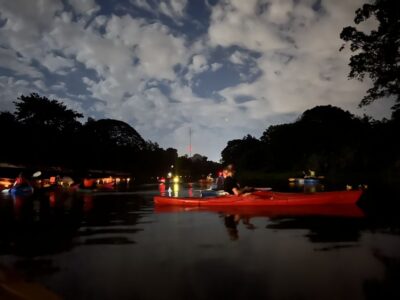 Ping River Night Kayaking into City Center