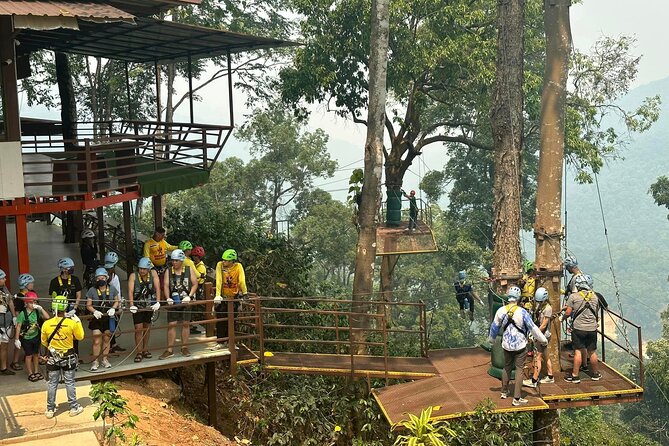 Chiang mai Private Tour Zipline Mae Kam Pong and Nature Hotspring - Meeting at McDonalds, Then Into the Hills With Guide Got