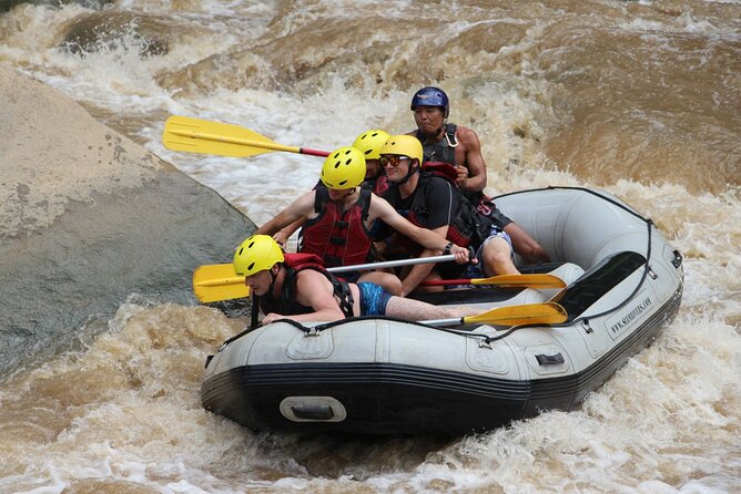 Chiang Mai Rafting in Mae Taeng River with Thai Buffet - The Waterfall Stop and Natural Rock Waterslide