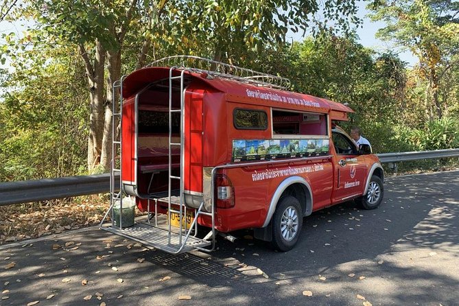 Chiang Mai RED TRUCK City Tour: Famous Attractions & Doi Suthep - Wat Phra That Doi Suthep: seeing the complex before it turns into a parking lot