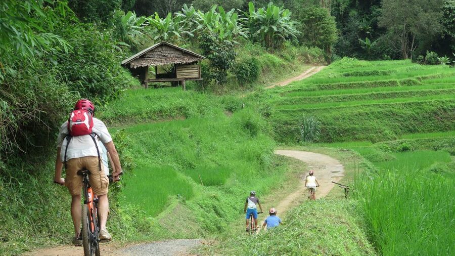 Chiang Mai: Rural Explorer Cycling Tour - Your KONA bike and protective gear setup