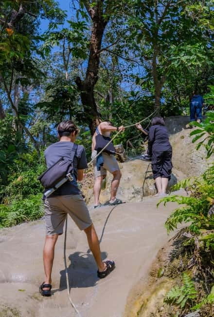 Chiang Mai: Sticky Waterfall & Angel Waterfall Park Day Tour - The real star: climbing Buatong Sticky Waterfall on grippy limestone