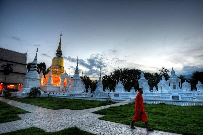 Chiang Mai Temples & City - Wat Suan Dok: White Chedis and the Flower Garden Temple Meaning