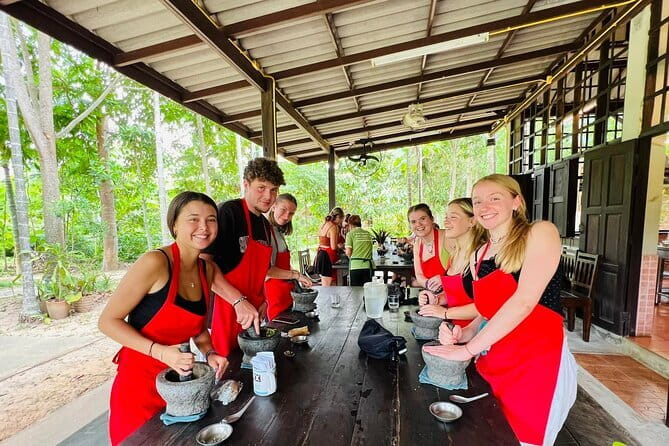 Chiang Mai Thai Cooking Organic Farm with Local Market Tour - Farm Garden Time: picking ingredients at the source
