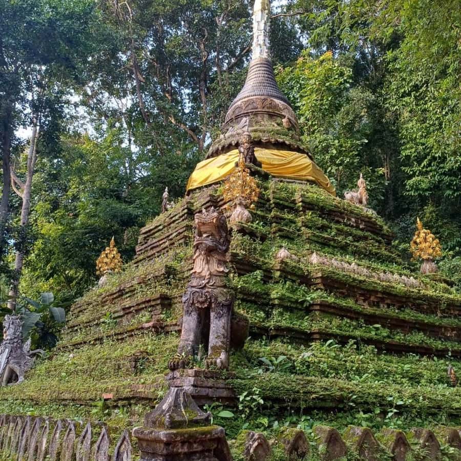 Chiang Mai: Wat Umong, Wat Pha Lat And Wat Doi Suthep Tour - Wat Phra That Doi Suthep: 306 Steps, Golden Relic Pagoda, Big Views