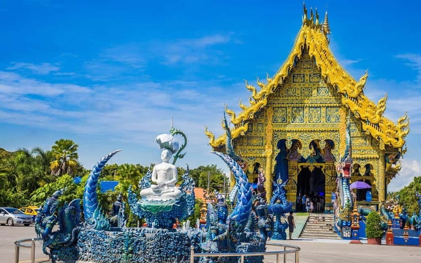 Chiang Mai: White and Blue Temples and Lalita Cafe - Wat Rong Khun, the White Temple: Time for Details and Guided Structure