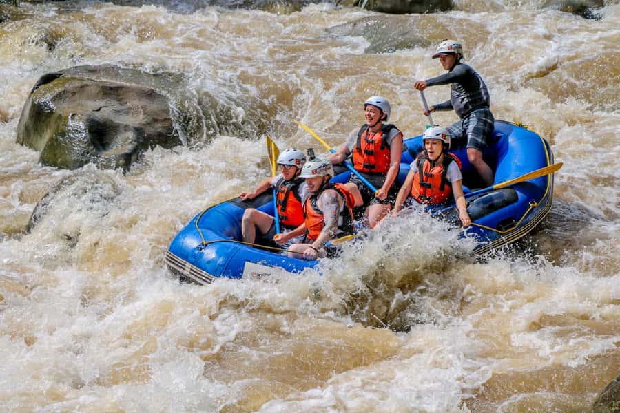 Chiang Mai: Whitewater Rafting and Waterfall Trekking Tour - Logistics that matter on a full 10-hour day
