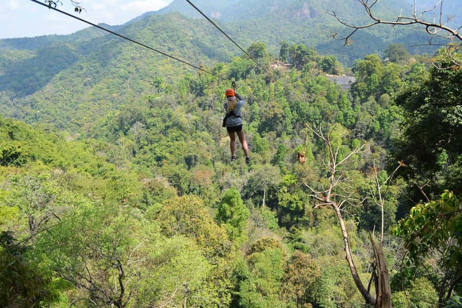 Chiang Mai: Zipline Adventure at Skyline Jungle Luge - The main event: 900 meters of ziplines across 36 platforms