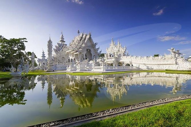 Chiang Rai and Golden Triangle Day Tour from Chiang Mai - Wat Rong Khun: modern Thai art with a surreal vibe