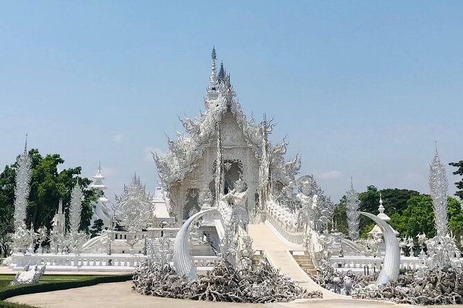 Chiang Rai and White Temple Private All-Inclusive Day-Tour - Wat Rong Khun White Temple: glassy details and an hour to really look