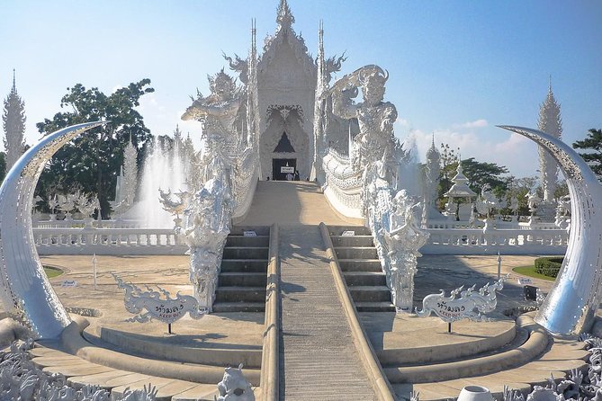 Chiang Rai Day Tour from Chiang Mai + The Long Neck Hill Tribe With Boat - Stop 2: Wat Rong Khun (White Temple), the art exhibit that steals the day