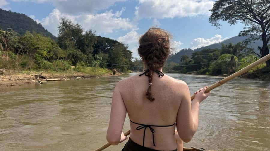 Chiangmai : A Bamboo Raft Safari , Sticky waterfalls, - Starting at CoolMuang Coffee, then heading straight for water