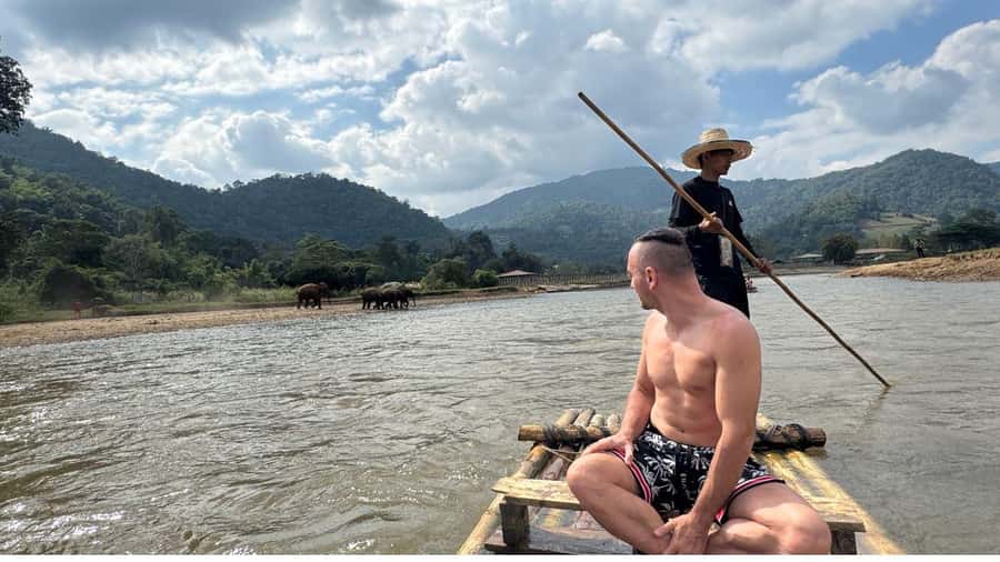 Chiangmai : A Bamboo Raft Safari , Sticky waterfalls, - Bua Thong Sticky Waterfalls: the climb is the whole point