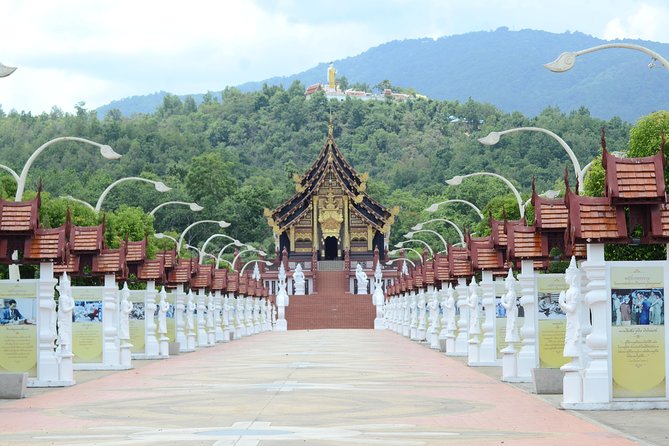 Chiangmai Grand Canyon and Royal Flora Rajapruk - Royal Flora Rajapruk, orchids and royal-style flower buildings